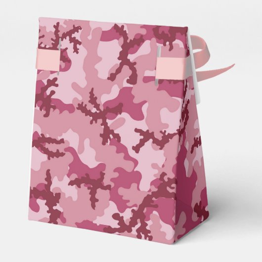 Rosa Tarnung Geschenkschachtel (Rückseite)