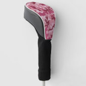 Rosa Tarnung Golf Headcover (angewinkelt)