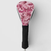 Rosa Tarnung Golf Headcover (Vorderseite)