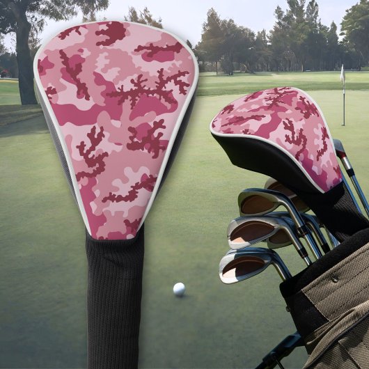Rosa Tarnung Golf Headcover