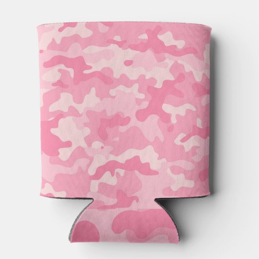 Rosa Tarnung: gürlich nahtlose Textur. Dosenkühler (Rückseite)