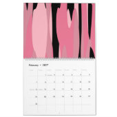 Rosa Tarnung Kalender (Feb 2027)
