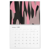 Rosa Tarnung Kalender (Jan 2027)