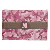 Rosa Tarnung Kissenbezug (Rückseite)