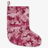 Rosa Tarnung Kleiner Weihnachtsstrumpf (Vorderseite)