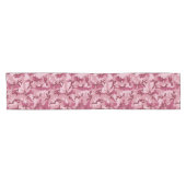 Rosa Tarnung Kurzer Tischläufer (Horizontal)