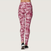 Rosa Tarnung Leggings (Rückseite)