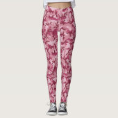 Rosa Tarnung Leggings (Vorderseite)