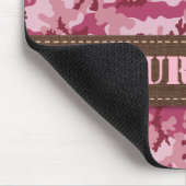 Rosa Tarnung Mousepad (Ecke)