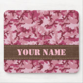 Rosa Tarnung Mousepad (Vorne)