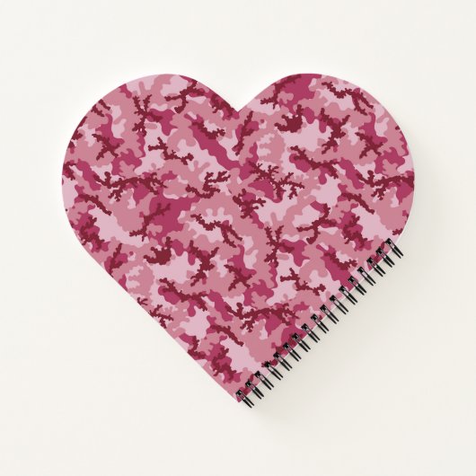 Rosa Tarnung Notizblock (Rückseite)