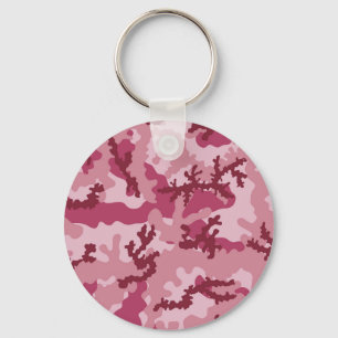Rosa Tarnung Schlüsselanhänger
