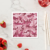 Rosa Tarnung Serviette (Beispiel)