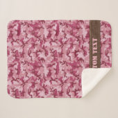 Rosa Tarnung Sherpadecke (Vorderseite (Horizontal))