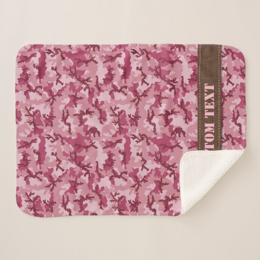 Rosa Tarnung Sherpadecke (Vorderseite (Horizontal))