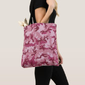 Rosa Tarnung Tasche (Von Nahem)