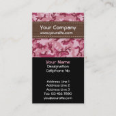 Rosa Tarnung Visitenkarte (Vorderseite)