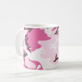 Rosa Tarnungs-Tasse Kaffeetasse (Vorderseite Links)