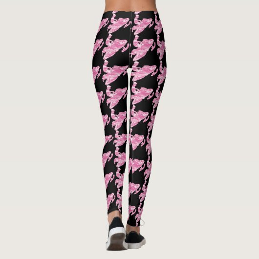 Rosa TarnungSnowmobile Leggings (Rückseite)