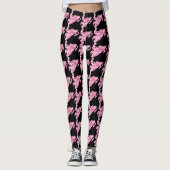 Rosa TarnungSnowmobile Leggings (Vorderseite)