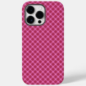 Rosa Tartan Case-Mate iPhone Hülle (Rückseite)