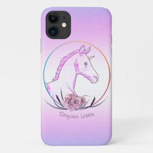 Rosa Tartan Einhorn (rosa kariert) Case-Mate iPhone Hülle