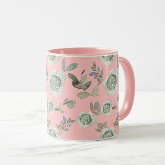 Rosa Tasse (VorderseiteRechts)