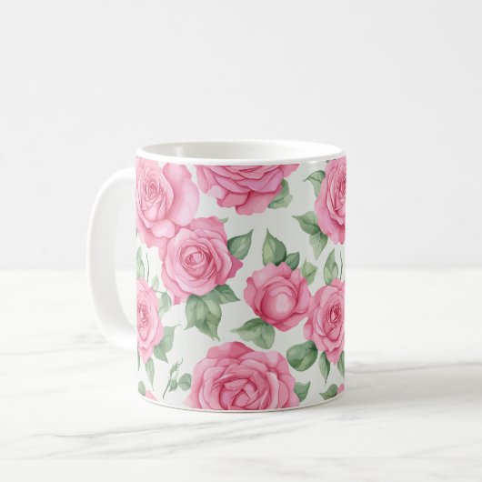 Rosa Tasse (Vorderseite Links)