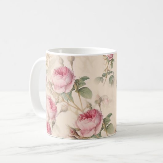 Rosa Tasse (Vorderseite Links)