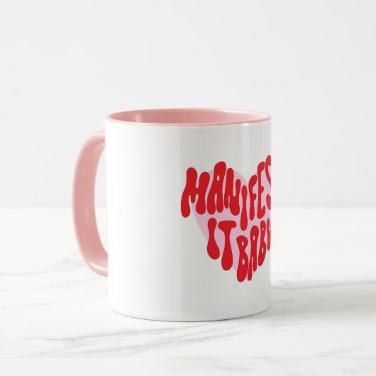 rosa Tasse (Vorderseite Links)