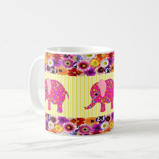 Rosa Tasse (Vorderseite Links)