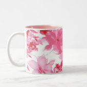 Rosa Tasse der künstlerischen Blume (Links)