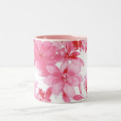 Rosa Tasse der künstlerischen Blume (Mittel)