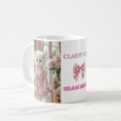 Rosa Tasse - Glam Meow Lola (Vorderseite Links)