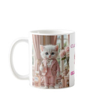 Rosa Tasse - Glam Meow Lola
