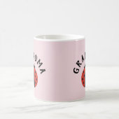 Rosa Tasse mit Ladybug für die Oma (Mittel)