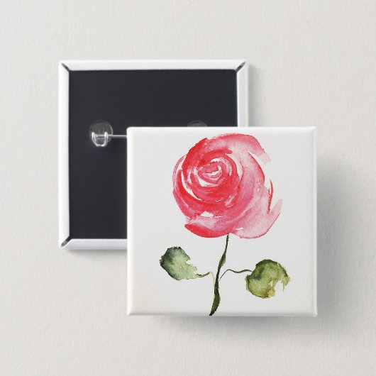 Rosa Taste Button (Vorne & Hinten)
