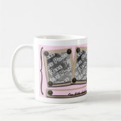 Rosa Tasten und Klammern Tasse (Links)