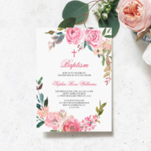 Rosa-Taufe Einladung