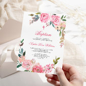 Rosa-Taufe Einladung