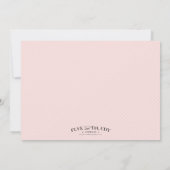 ROSA TAUFE-EINLADUNGEN DES KREUZ-%PIPE% EINLADUNG (Rückseite)