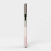 Rosa Taupe Creme Farbblock Personalisiert Case-Mate iPhone Hülle (Hinten/Rechts)