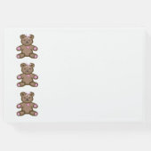 Rosa Teddybär-Grenze Gästebuch (Rückseite)