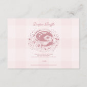 Rosa Tee mit der Mama, Diapper zu sein Begleitkarte (Vorderseite)