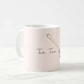 Rosa Teestunde Kaffeetasse (Vorderseite Links)