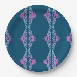 Rosa Teller aus Zierpapier