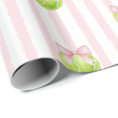 Rosa Tennisball im Prepper-Stil Geschenkpapier (Rolleneckpunkt)
