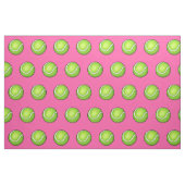 Rosa Tennisball Stoff (Fat Quarter (45,7 x 55,9 cm))