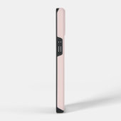 Rosa & Terrakotta modernes initiales Monogramm Cas iPhone Hülle (Rechte Seite)
