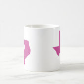 Rosa Texas Kaffeetasse (Mittel)